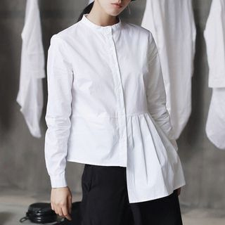SIMPLE BLACK-Playera con Manga Larga