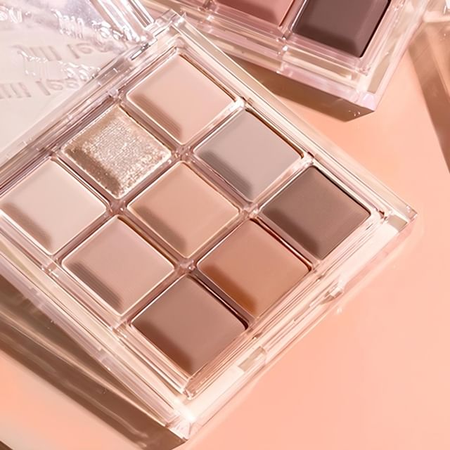 JILL LEEN - 9 Colors Chocolate Eyeshadow Palette - #CC01 Hazelnut