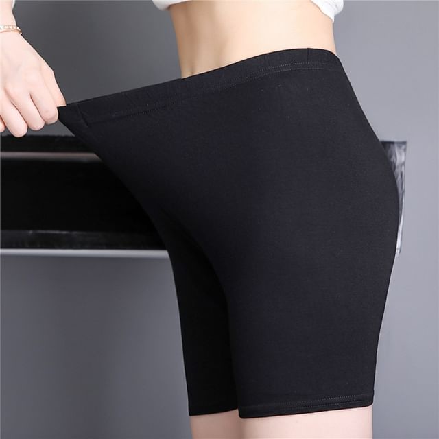 tropibreeze-High Waist Plain Undershorts