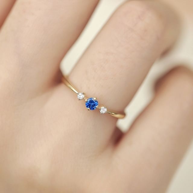 Phoenoa-925 Sterling Silver Cubic Zirconia Ring