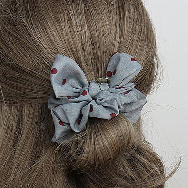 Ordinario-Polka Dot Fabric Scrunchie Various Designs