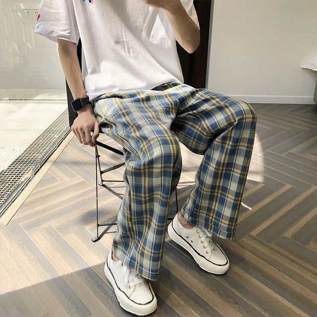 lee plaid pants