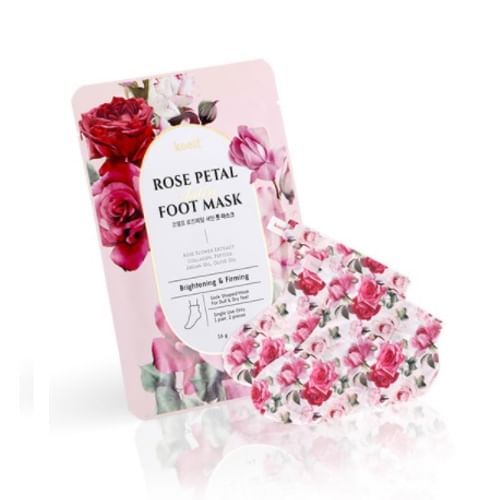 PETITFEE Rose Petal Satin Foot Mask