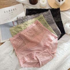 MEZU - Lace Trim  Shaping Panties