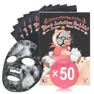 Elizavecca - Witch Piggy Hell Pore Black Solution Bubble Serum Mask Pack Set (x50) (Bulk Box)