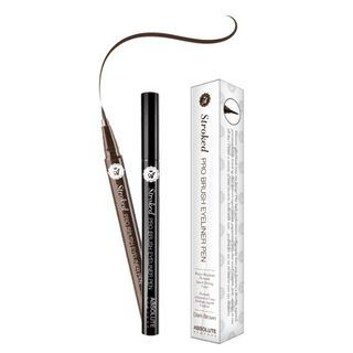Absolute - Stroked Pro Brush Eyeliner Pen (2 Colors), 0.55ml