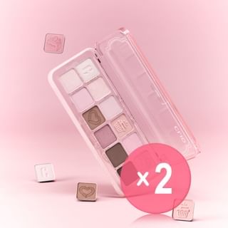 CLIO - Pro Eye Palette Air Sugar Afternoon Collection 2pcs Bundle Set