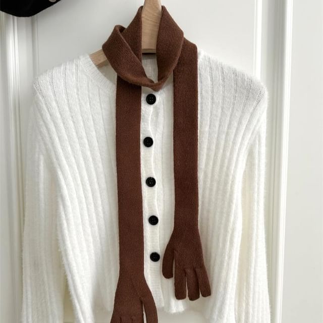 Combon-Plain Hand Scarf