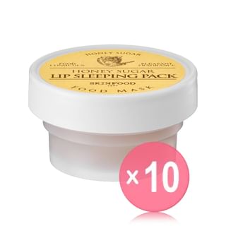 SKINFOOD - Honey Sugar Food Mask Lip Sleeping Pack 10pcs Bundle Set