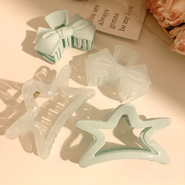 Show Mind-Star Bow Hair Claw