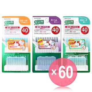 Sunstar - Gum Pro Care Disposable Plastic Soft Pick (x60) (Bulk Box)