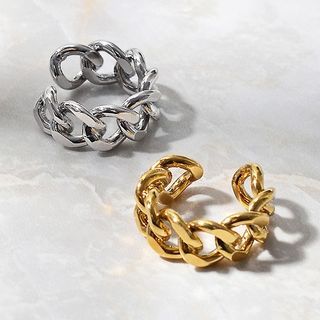 Kamuel-Chunky Chain Alloy Ring