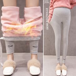 i-cozi - Knee-Patch Leggings, YesStyle