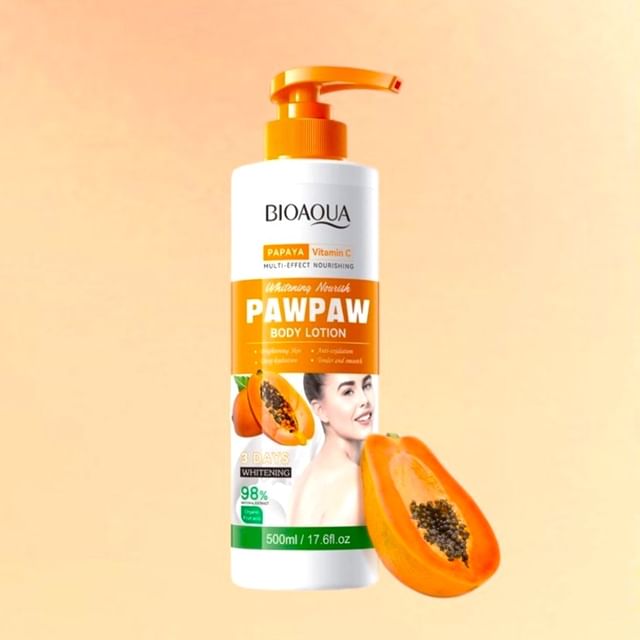 BIOAQUA-Pawpaw Vitamin C Whitening Body Lotion - Aufhellende Körperlotion