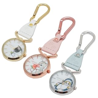 White & Peach mofusand Carabiner Watch Sale