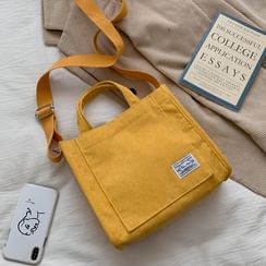 BAGuette - Corduroy Crossbody Tote Bag