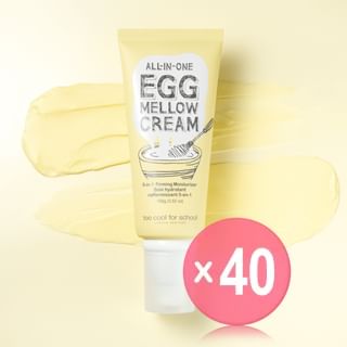 too cool for school - Egg Mellow Cream Tube Type (x40) (Bulk Box)