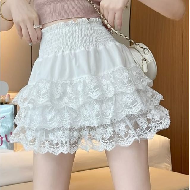 chinese dress ladies Melaine Lace Trim Mini Dress