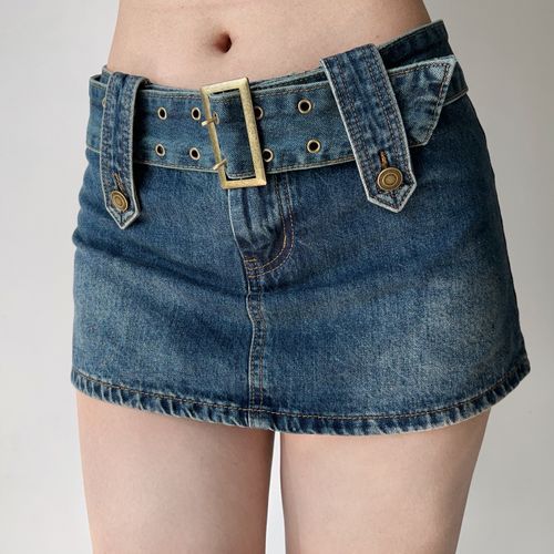 【NONCODE】Hibby Big Belt Ultra Mini Skirt (belt set) NONCODE】Hibby Big Belt Ultra Mini Skirt (belt set) (NONCODE