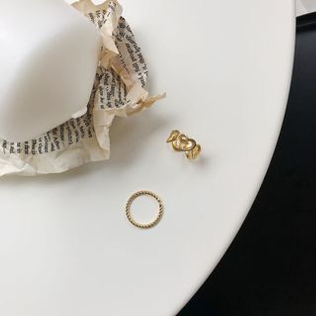 Forainer-Twisted 925 Sterling Silver Ring