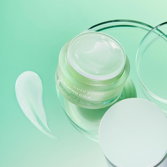 Cute Press-Calming Cica Sleeping Mask - Máscara Facial Noturna Calmante com Cica-50 G