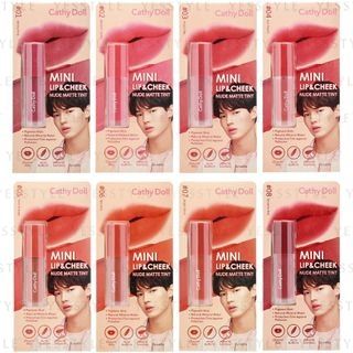 Cathy Doll - Mini Lip & Cheek Nude Matte Tint 2.1g - 8 Types