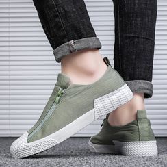 BELLOCK - Zip Canvas Sneakers BELLOCK - Zip Canvas Sneakers