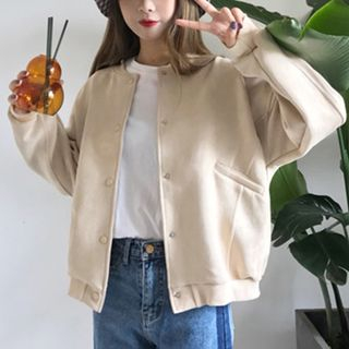 Onnell-Button-Up Baseball Jacket