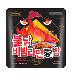 Easybab - 韩式滋味即食泡饭浓汤拌面辣鸡味 107g Easybab - 韩式滋味即食泡饭浓汤拌面辣鸡味 107g