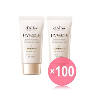 d'Alba - Waterfull Cover Up Sun Cream - 2 Colors (x100) (Bulk Box)