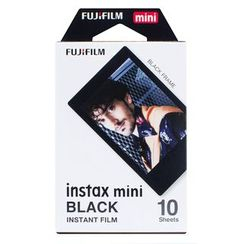 Fujifilm - Fujifilm Instax Mini Film (Black Frame) (10 Sheets per Pack)