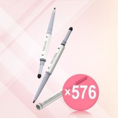 VEECCI - Slim Multi-Effect Eyebrow Powder & Pencil - 3 Colors (x576) (Bulk Box)