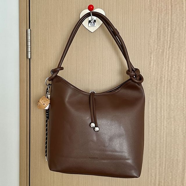 Basaran-Faux Leather Tote Bag