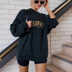 Gabryella - Lettering Print Sweatshirt Gabryella - Lettering Print Sweatshirt