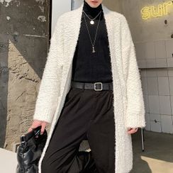 VEAZ - Plain Loose-Fit Cardigan VEAZ - Plain Loose-Fit Cardigan