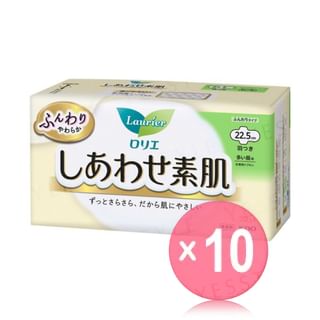 Kao - Laurier F Ultra Gentle Daily Absorbent Wing Feminine Pads 22.5cm 10pcs Bundle Set