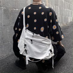 Porstina - Buckled Crossbody Bag Porstina - Buckled Crossbody Bag