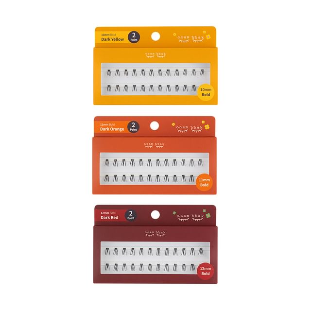 ccam bbak-Original Bold Eyelash 2 Points - 3 Types