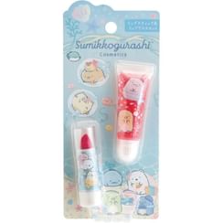 San-X - Sumikko Gurashi Lip Stick & Lip Gloss Set 02