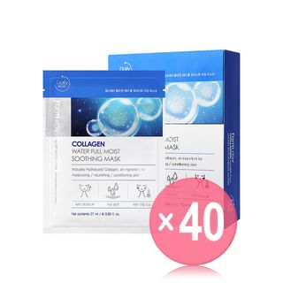 Farmstay - Collagen Water Full Moist Soothing Mask Set (x40) (Bulk Box)