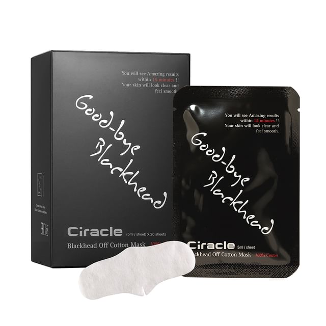 Ciracle-Blackhead Off Cotton Mask Set-5ml X 20 Sheets