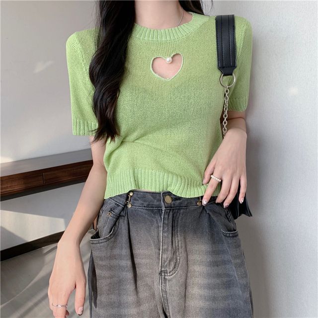 【Audire】Jane half-sleeve knit tops Buy THE AUDREY SHORT SLEEVE SHIRT | Johnny Was