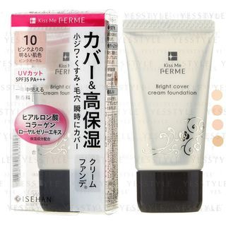 ISEHAN - Kiss Me Ferme Bright Cover Cream Foundation SPF 35 PA+++ - 4 Types