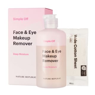 NATURE REPUBLIC - Simple Off Face & Eye Makeup Remover Deep Moisture Special Set