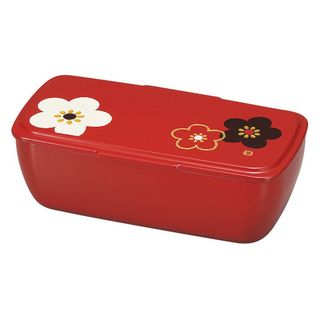 Hakoya - Hakoya Cool Bento One Layer Lunch Box Hanamonyou Ume Red ...