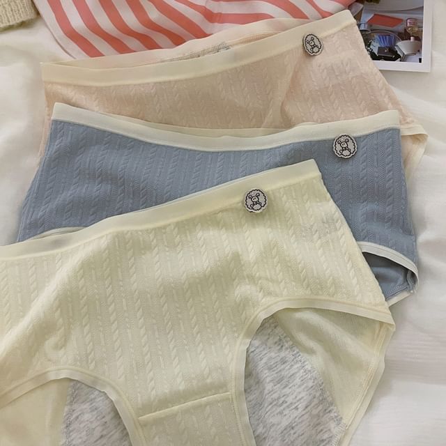 Wildery-Mid Rise Panel Panty