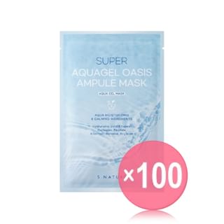 S.NATURE - Super Aquagel Oasis Ampule Mask (x100) (Bulk Box)