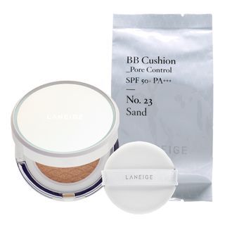 LANEIGE - BB Cushion Pore Control SPF50+ PA+++ With Refill (#23 Sand)