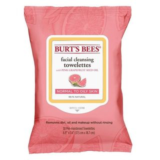 Burt's Bees - Facial Cleansing Towelettes - Pink Grapefruit, 30ct