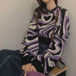 Alfie - Print Cropped Sweater Alfie - Print Cropped Sweater